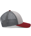 Low Pro Trucker Cap HTHR GREY/LT CHAR/VARSITY RED rside