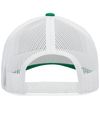 Low Pro Trucker Cap KELLY/WHITE/KELLY Back