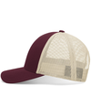 Low Pro Trucker Cap MAROON/BEIGE/MAROON lside
