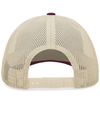 Low Pro Trucker Cap MAROON/BEIGE/MAROON Back