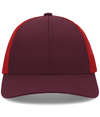 Low Pro Trucker Cap MAROON/RED/MAROON Front