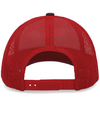 Low Pro Trucker Cap MAROON/RED/MAROON Back