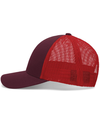 Low Pro Trucker Cap MAROON/RED/MAROON lside