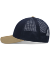Low Pro Trucker Cap NAVY/BUCK lside