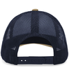 Low Pro Trucker Cap NAVY/BUCK Back