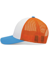 Low Pro Trucker Cap WHITE/NEON ORANGE/PANTHER TEAL lside