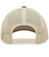 Low Pro Trucker Cap RUST/BEIGE/RUST Back
