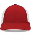 Low Pro Trucker Cap RED/WHITE/RED Front