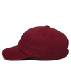Hybrid Dad Cap CRIMSON lside