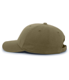 Hybrid Dad Cap OLIVE lside