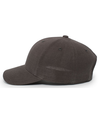 Ladies Hemp Dad Cap CARBON lside