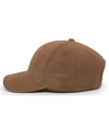 Ladies Hemp Dad Cap COYOTE BROWN lside