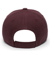 Ladies Hemp Dad Cap MAROON Back