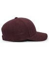 Ladies Hemp Dad Cap MAROON rside