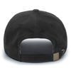 Hybrid Corduroy Dad Cap BLACK Back