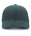 Hybrid Corduroy Dad Cap DARK GREEN Front