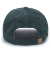 Hybrid Corduroy Dad Cap DARK GREEN Back