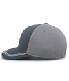 Welded Sideline Cap CARBON/SILVER/CARBON lside