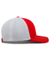 Air Mesh Sideline Cap RED/WHITE/RED rside