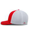 Air Mesh Sideline Cap RED/WHITE/RED lside
