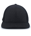 Heather Trucker Flexfit BLACK HEATHER/BLACK Front
