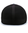 Heather Trucker Flexfit GREY HEATHER/BLACK Back