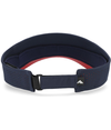 Perforated Coolcore Visor NAVY/RED Back