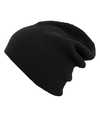 Slouchy Beanie BLACK lside