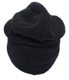 Slouchy Beanie DARK HEATHER Back