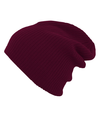 Slouchy Beanie WINE lside
