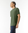 Unisex Tri-Blend Track T-Shirt TRI-OLIVE Side