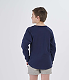 Youth Pom Pom Jersey NAVY BACK