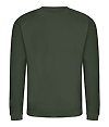 Youth College Sweat BOTTLE GREEN BACK