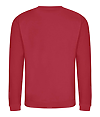 Youth College Sweat FIRE RED BACK