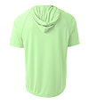Cooling Hooded Tee LIGHT LIME Back