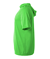 Cooling Hooded Tee SAFETY GREEN Side