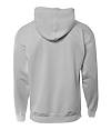 Adult Sprint Fleece Hoodie SILVER Back