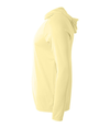 Youth Long Sleeve Hooded Tee LIGHT YELLOW Side