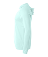 Youth Long Sleeve Hooded Tee PASTEL MINT Side