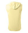 Youth Sleeveless Hooded Tee LIGHT YELLOW Back