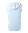 Youth Sleeveless Hooded Tee PASTEL BLUE BACK