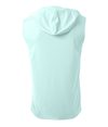 Youth Sleeveless Hooded Tee PASTEL MINT Back