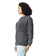 Midweight Adult 1/4 Zip CHARCOAL Side