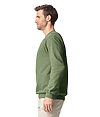 Midweight Adult 1/4 Zip MILITARY GREEN Side