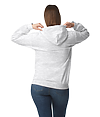 Adult Midweight Fleece Hoodie ASH GREY BACK