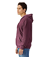 Softstyle Fleece Full Zip MAROON SIDE