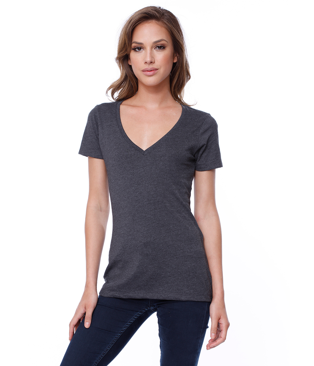 Womens CVC V-Neck Tee | Staton-Corporate-and-Casual