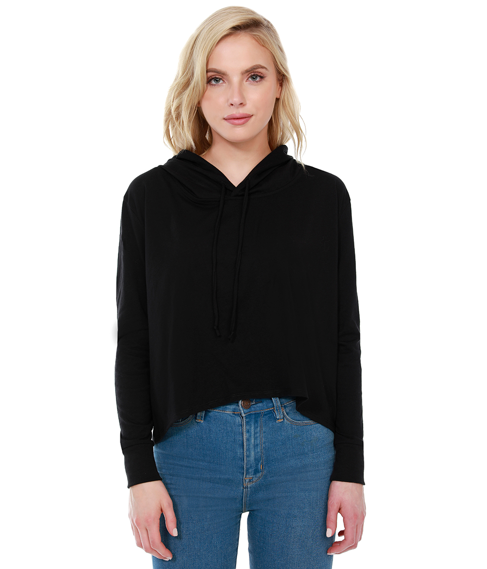 Womens CVC Cropped Hoodie | Staton-Corporate-and-Casual