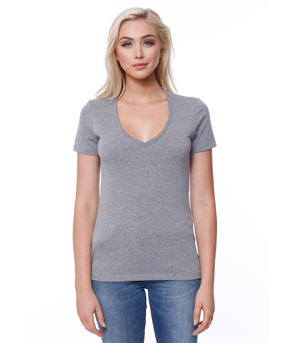 Womens Triblend V-Neck Tee | Staton-Corporate-and-Casual