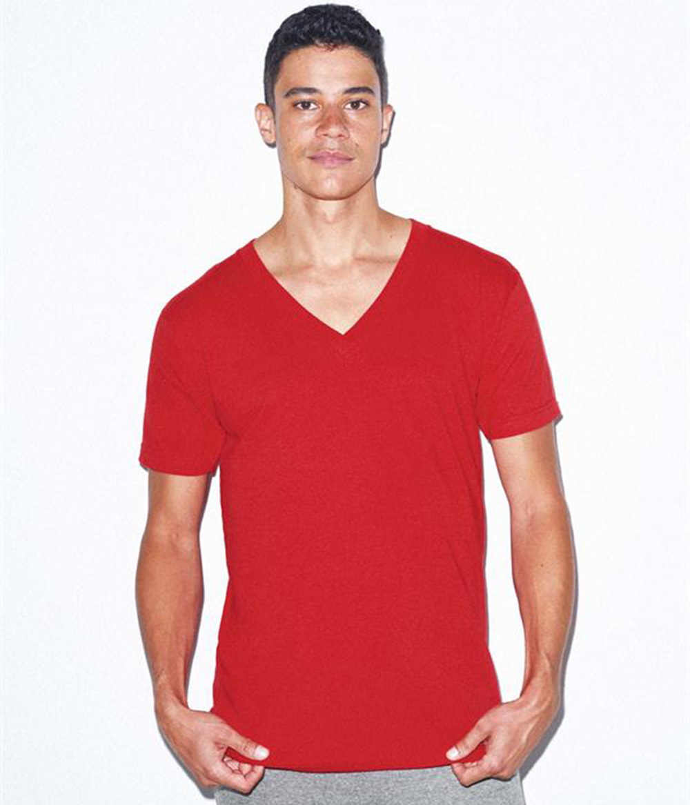Fine Jersey V-Neck Tee | Staton-Corporate-and-Casual